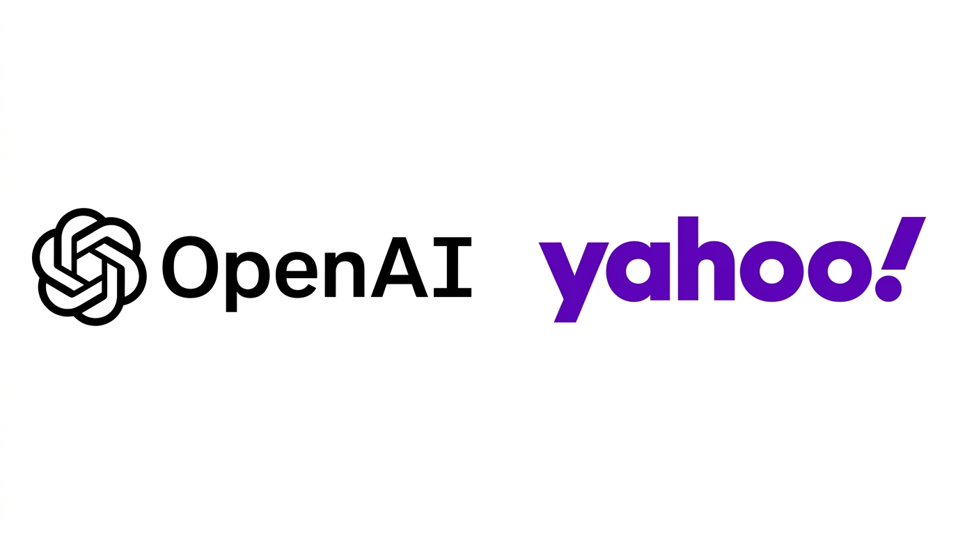 Logos OpenAI et Yahoo côte à côte
