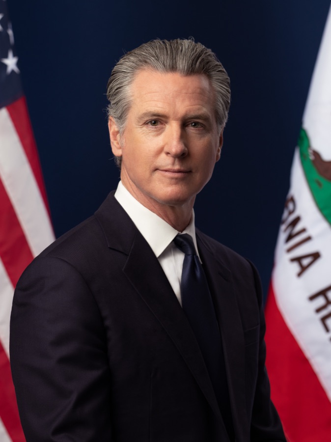 Gavin Newsom, gouverneur de Californie.