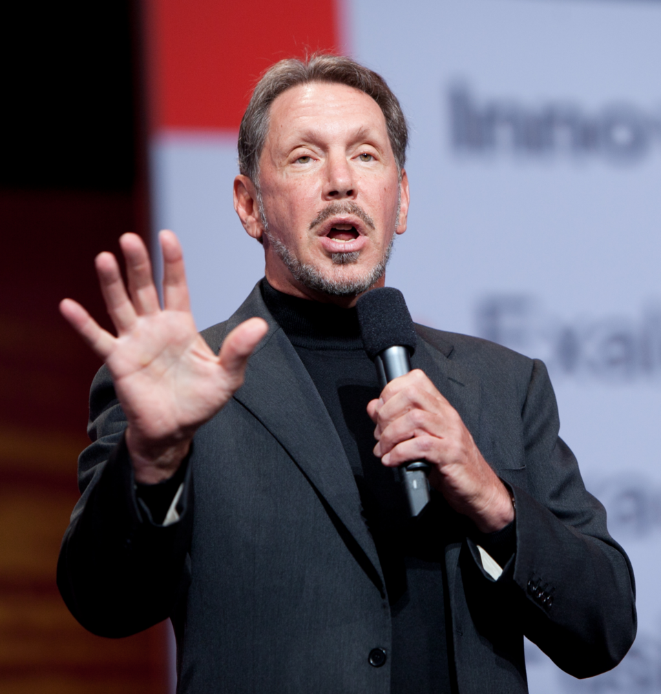 Larry Ellison, cofondateur et directeur technique d'Oracle.